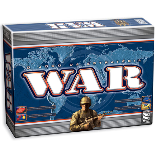 Jogo de tabuleiro ``War O Jogo da Estratégia`` COMPLETO